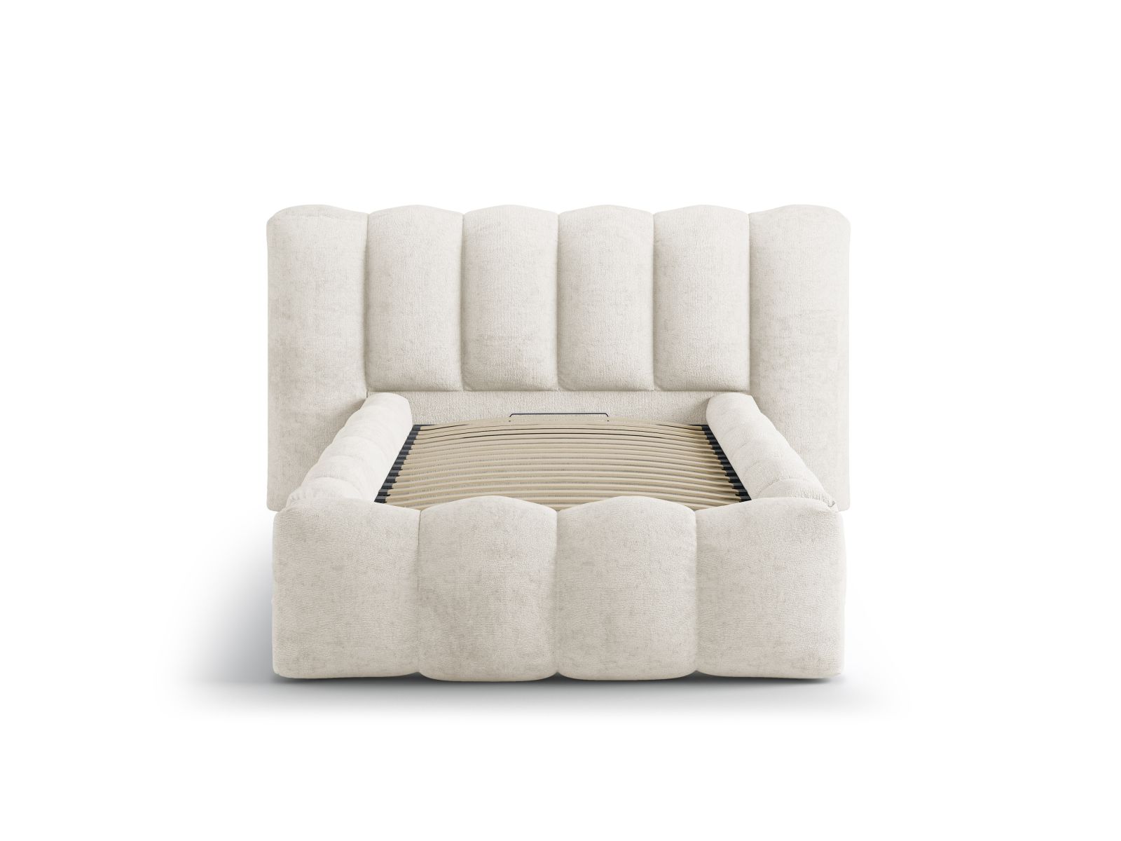 Storage Bed With Headboard, "Lupine", 174x226x95