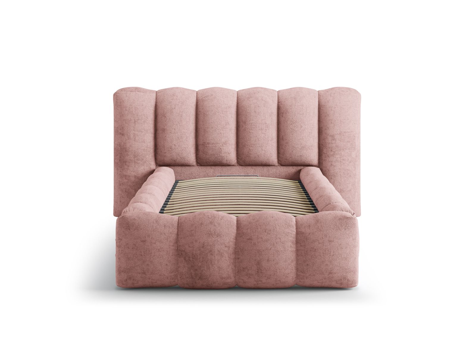 Storage Bed With Headboard, "Lupine", 174x226x95