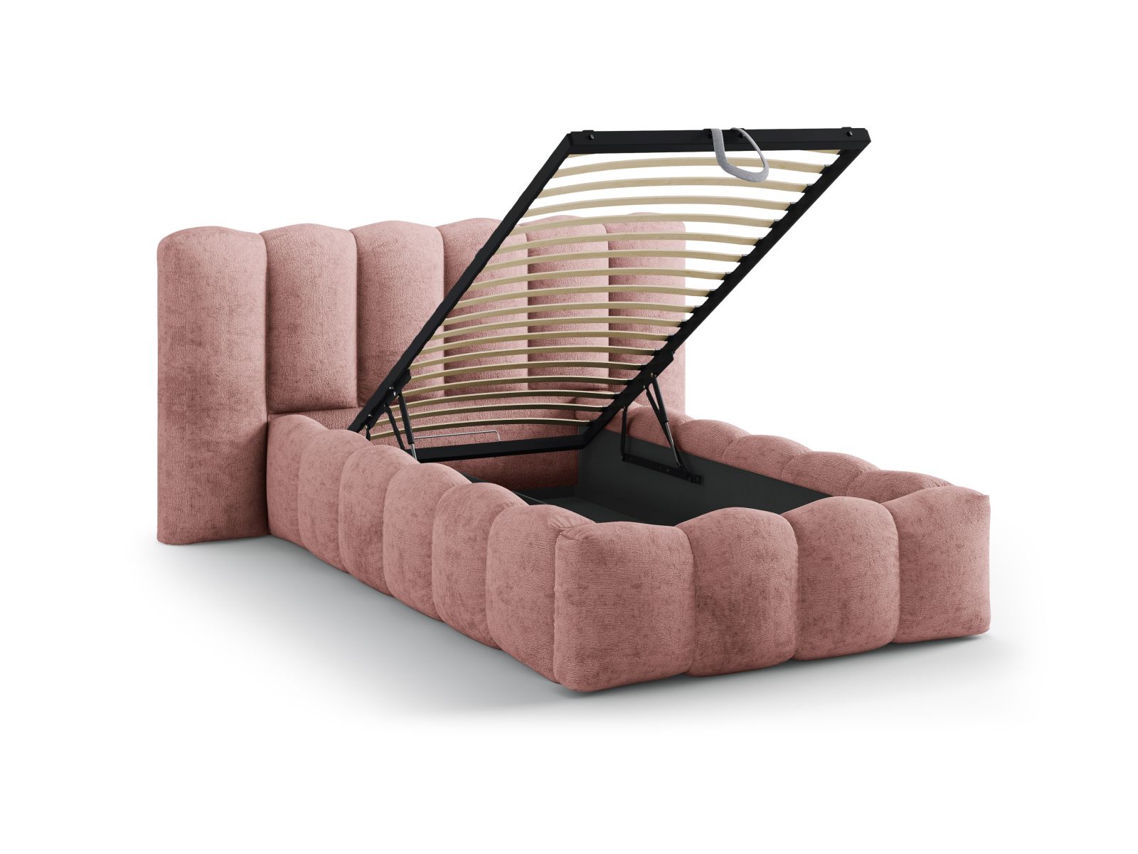 Storage Bed With Headboard, "Lupine", 174x226x95