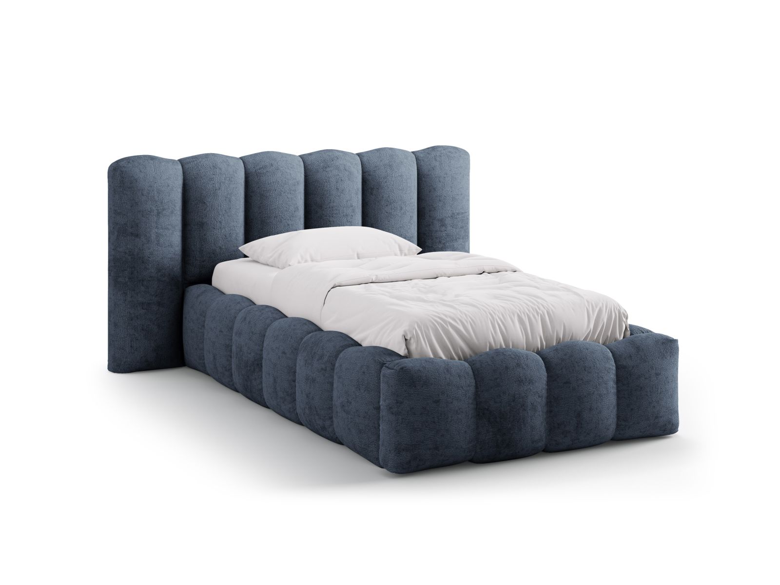 Storage Bed With Headboard, "Lupine", 174x226x95