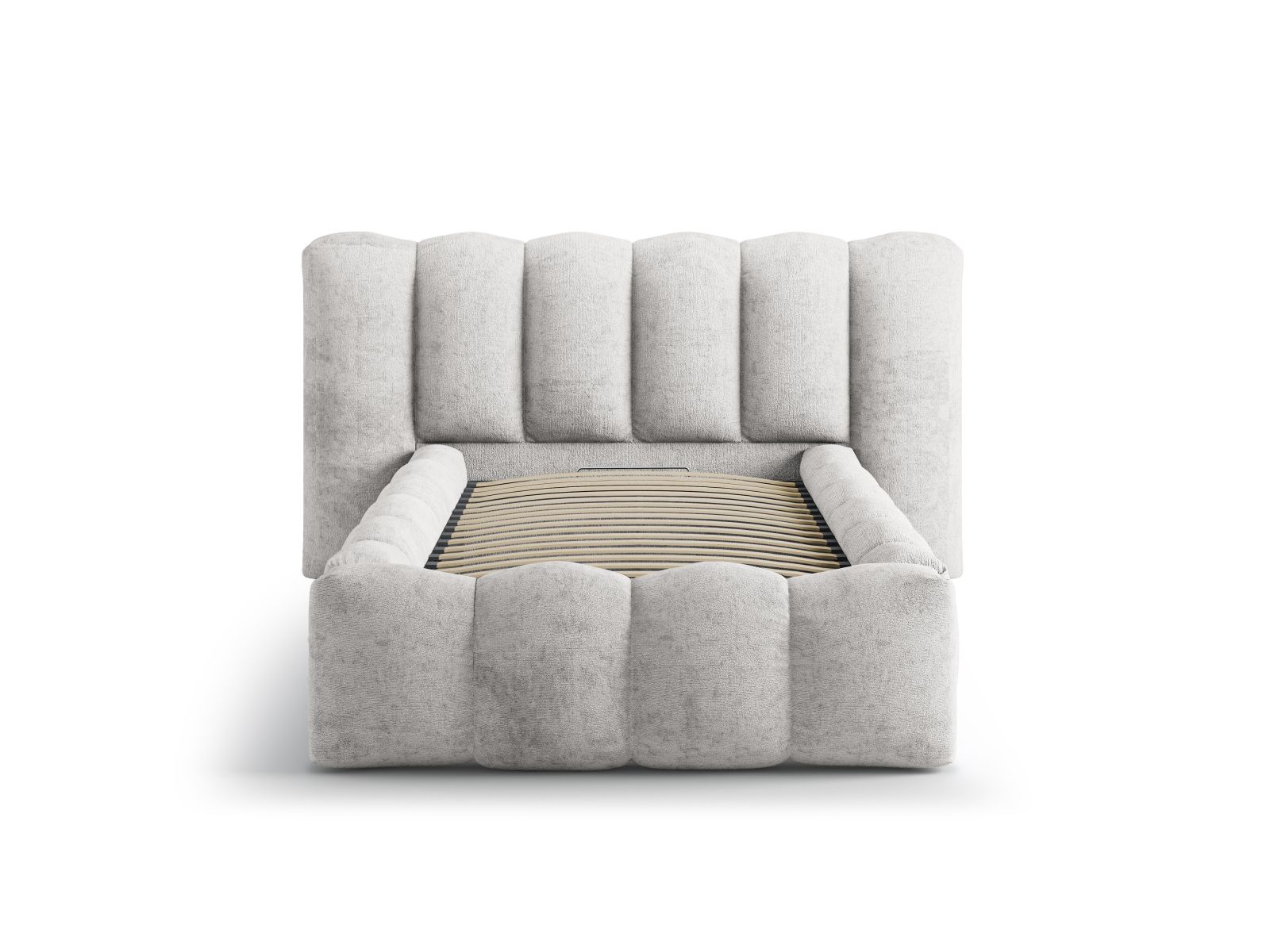Storage Bed With Headboard, "Lupine", 174x226x95
