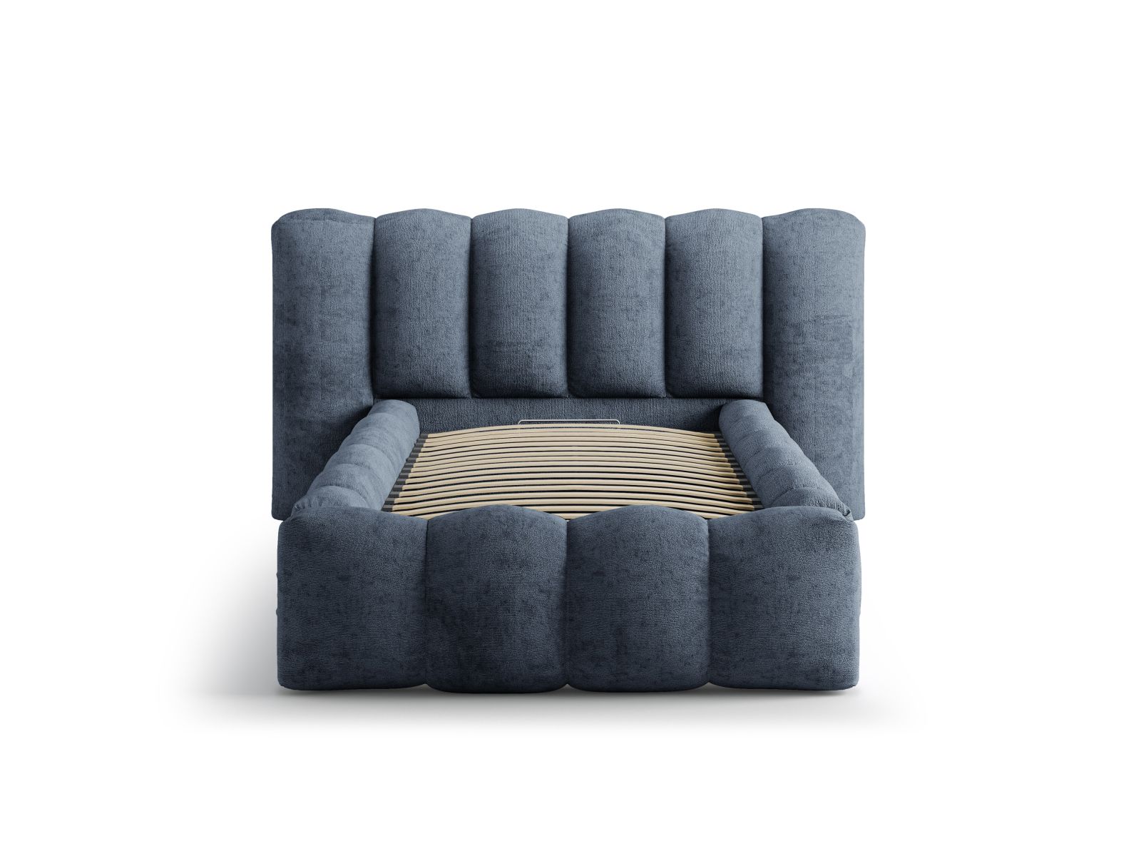 Storage Bed With Headboard, "Lupine", 174x226x95
