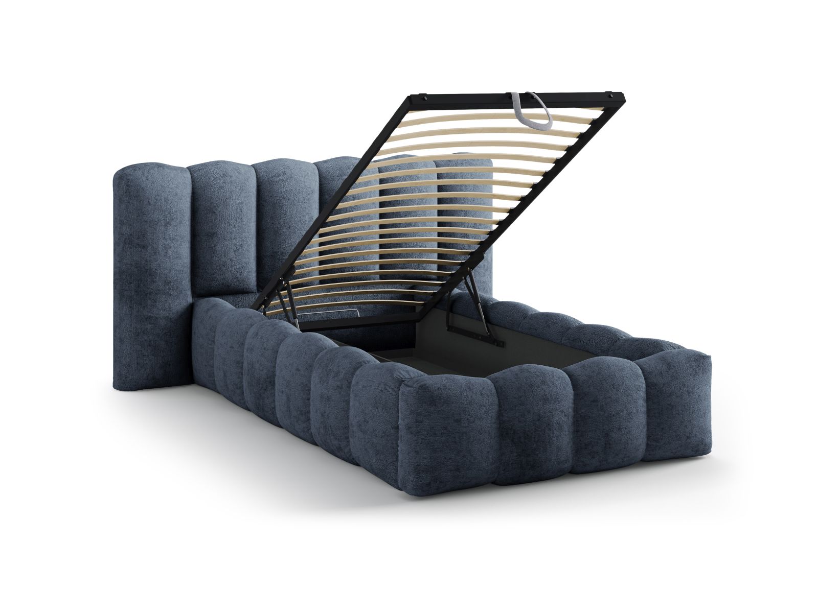 Storage Bed With Headboard, "Lupine", 174x226x95