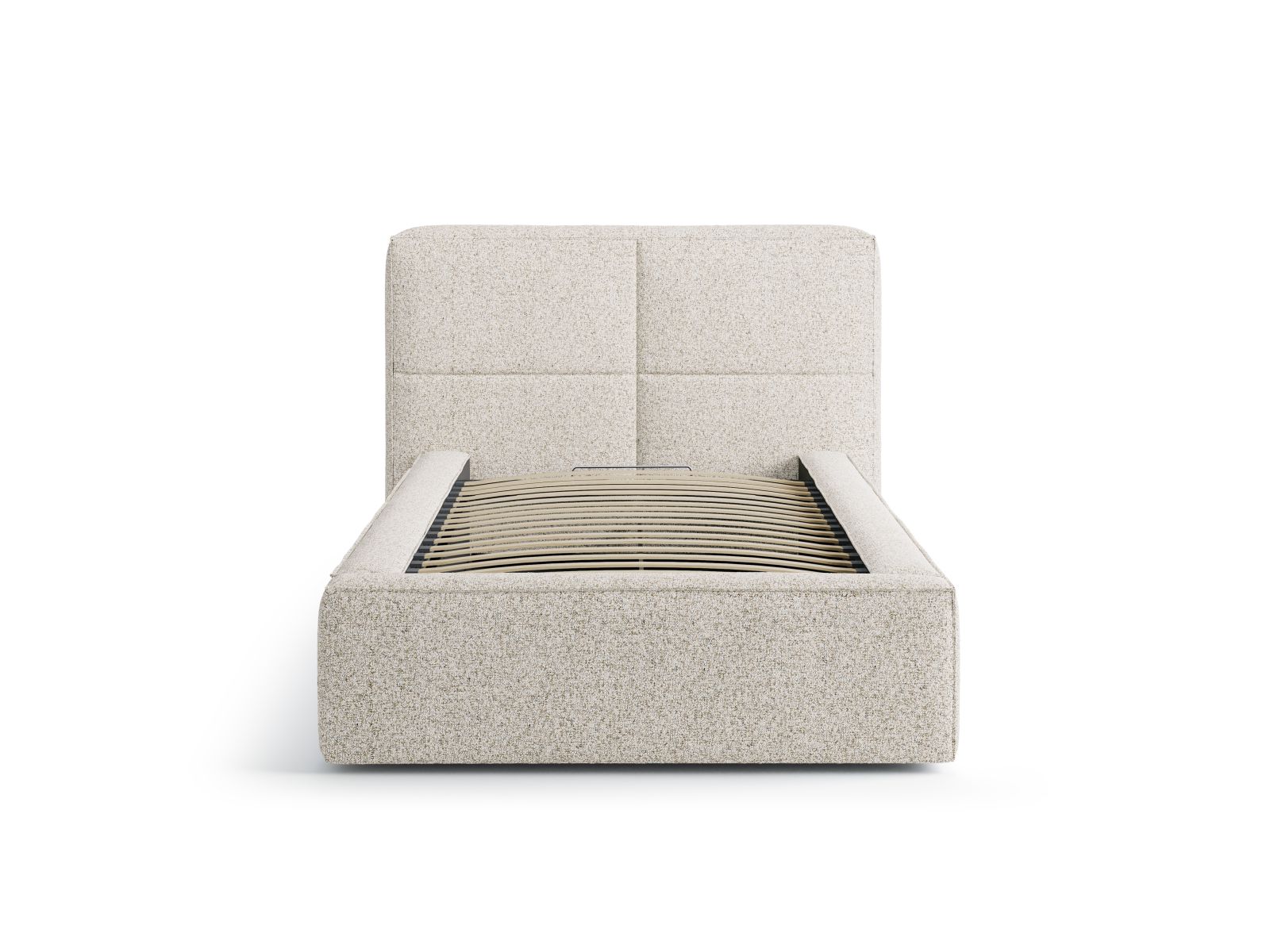 Storage Bed With Headboard, "Darren", 135x226x95