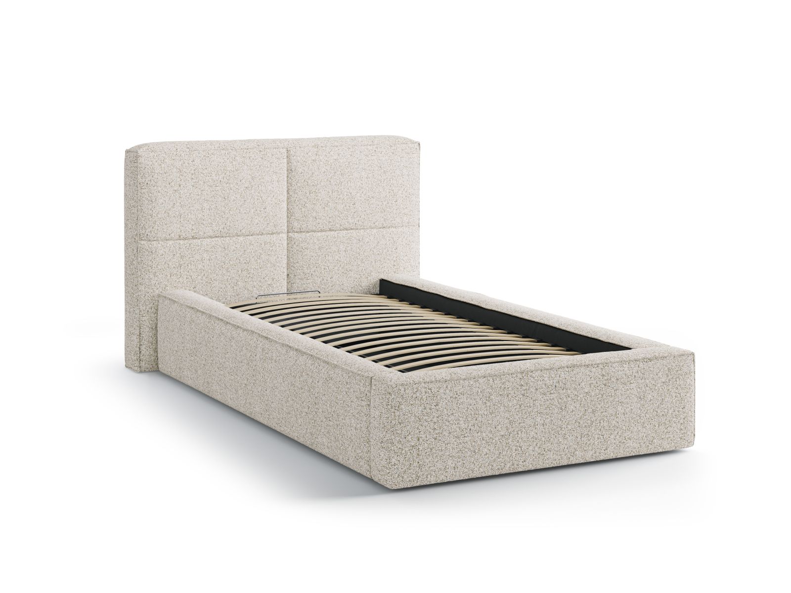 Storage Bed With Headboard, "Darren", 135x226x95