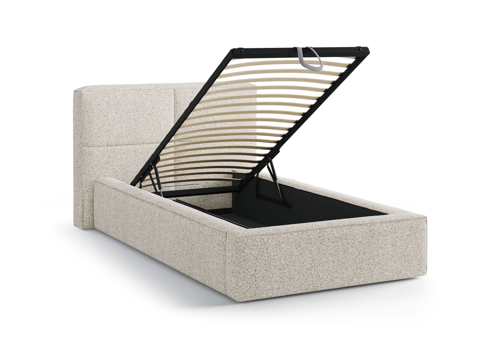 Storage Bed With Headboard, "Darren", 135x226x95