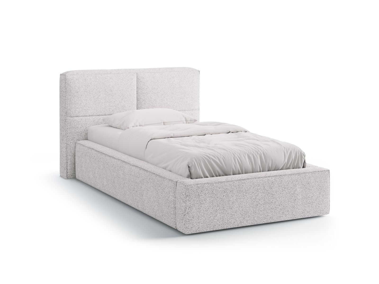 Storage Bed With Headboard, "Darren", 135x226x95