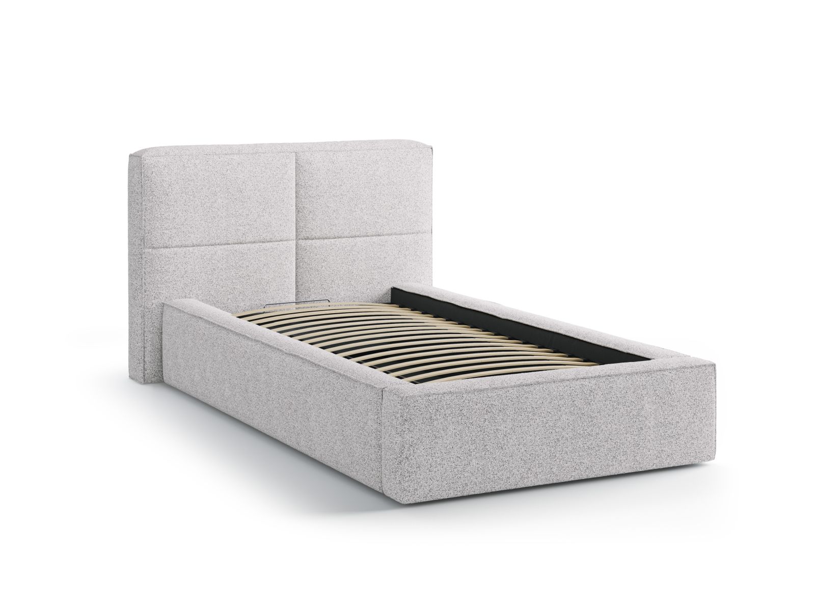 Storage Bed With Headboard, "Darren", 135x226x95
