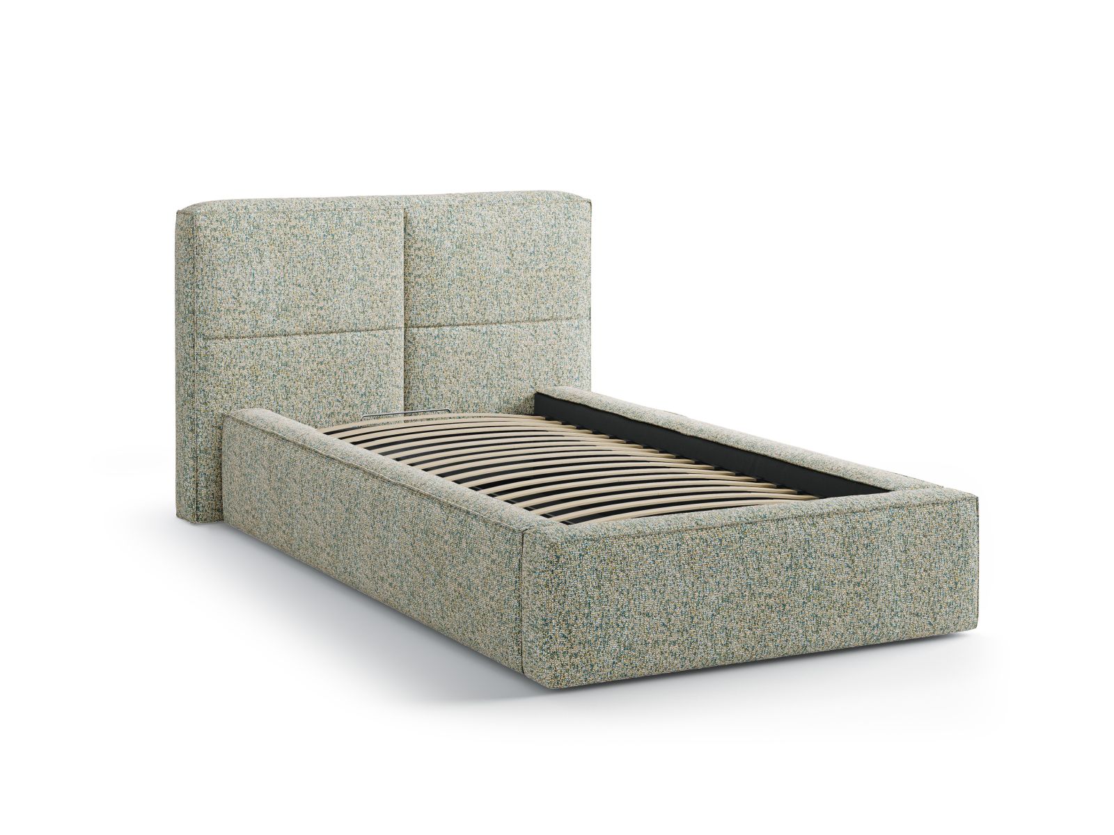 Storage Bed With Headboard, "Darren", 135x226x95