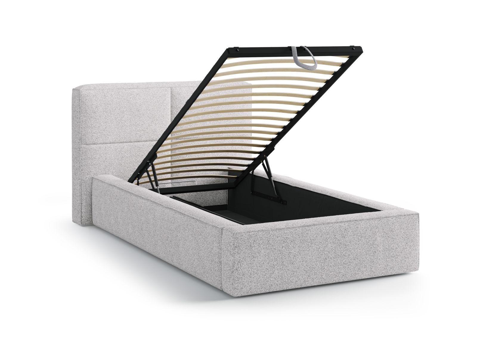 Storage Bed With Headboard, "Darren", 135x226x95