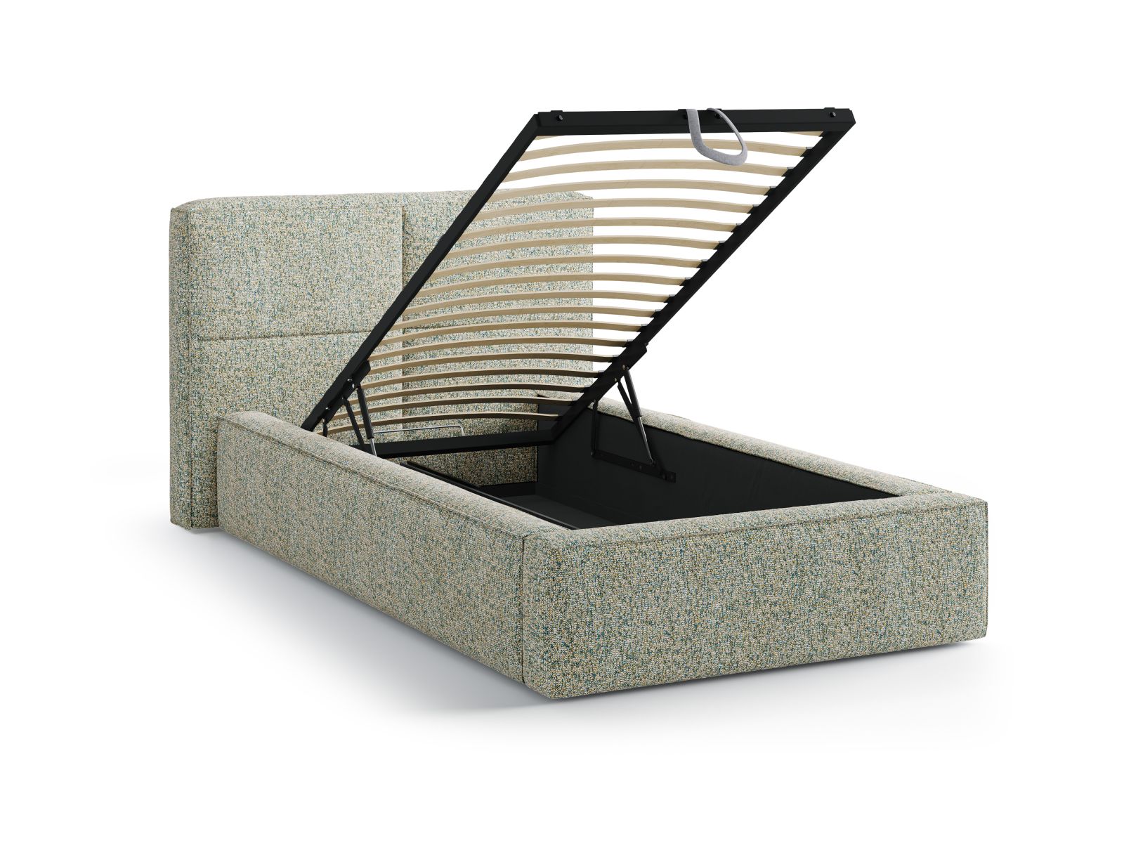 Storage Bed With Headboard, "Darren", 135x226x95