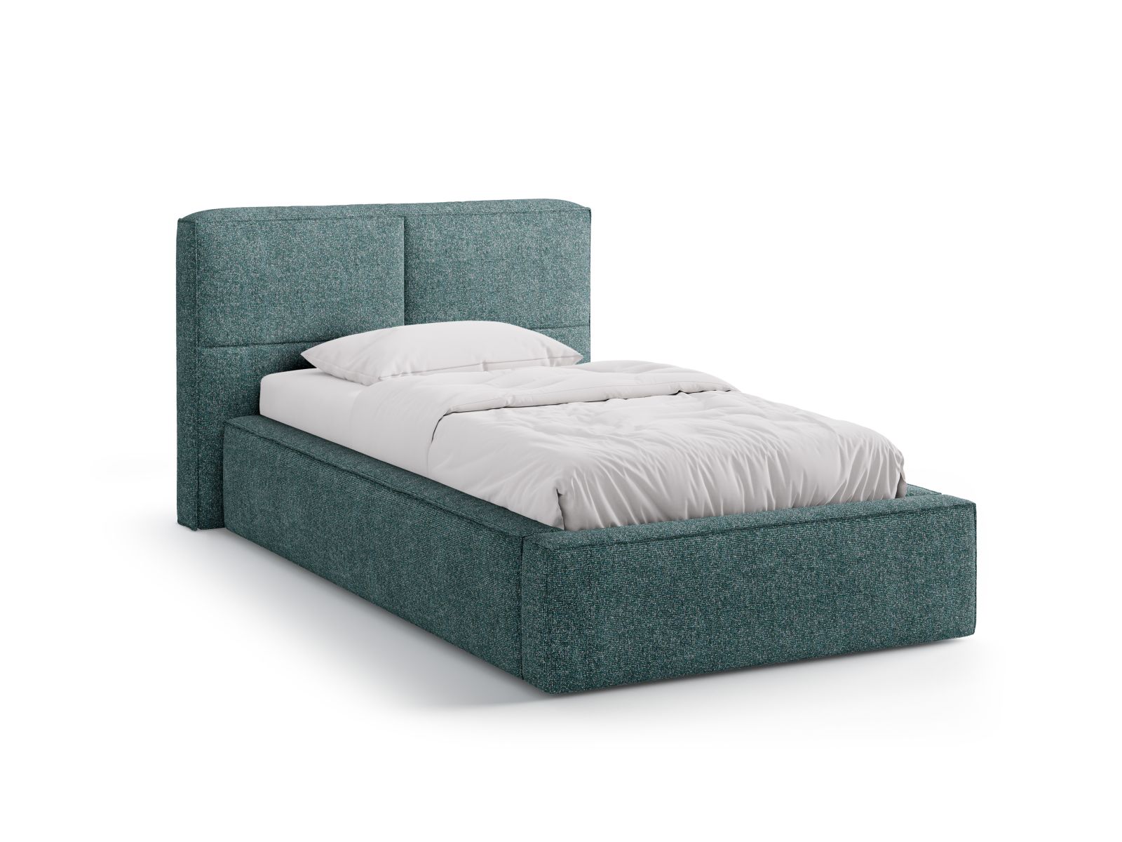 Storage Bed With Headboard, "Darren", 135x226x95