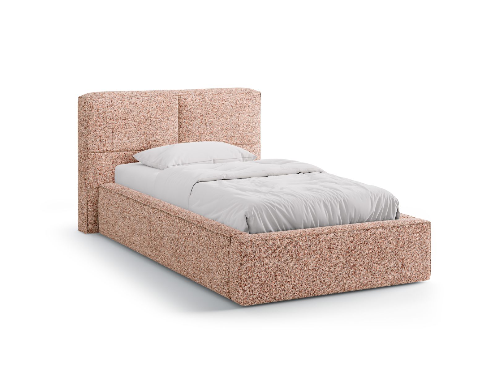 Storage Bed With Headboard, "Darren", 135x226x95