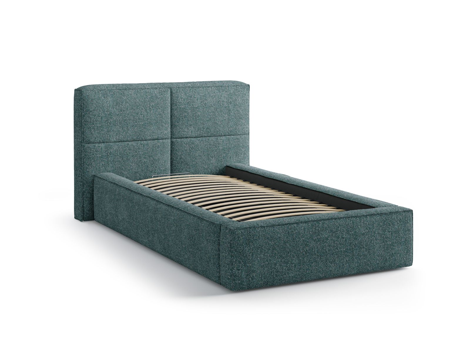 Storage Bed With Headboard, "Darren", 135x226x95
