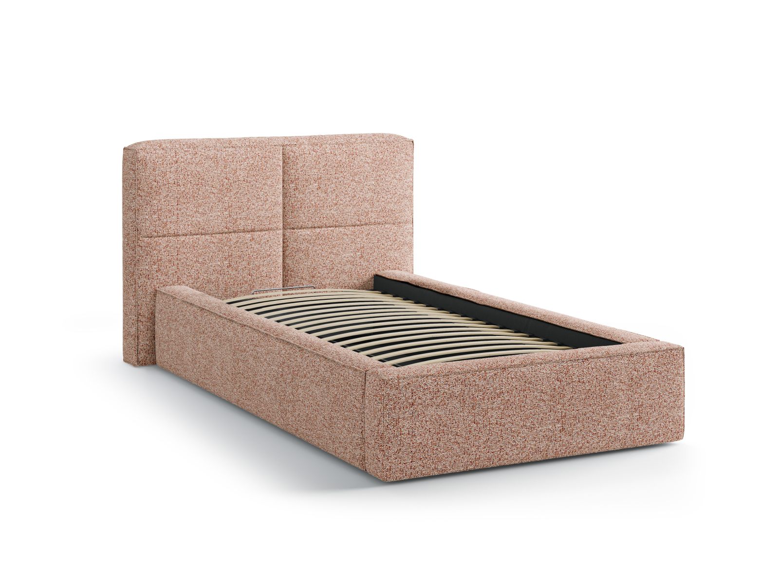 Storage Bed With Headboard, "Darren", 135x226x95