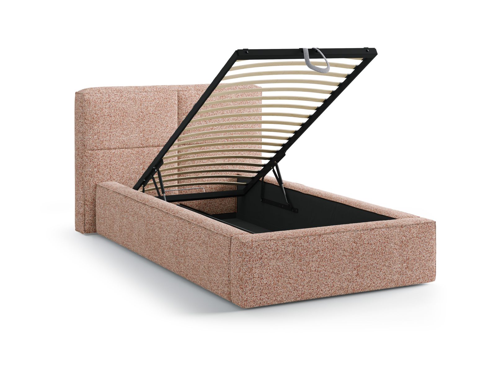 Storage Bed With Headboard, "Darren", 135x226x95