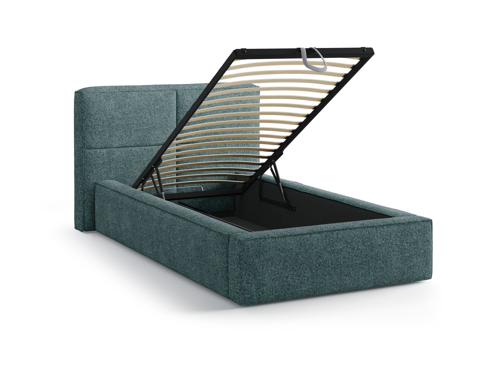 Storage Bed With Headboard, "Darren", 135x226x95