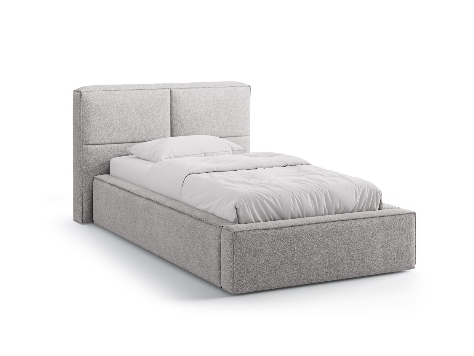 Storage Bed With Headboard, "Darren", 135x226x95