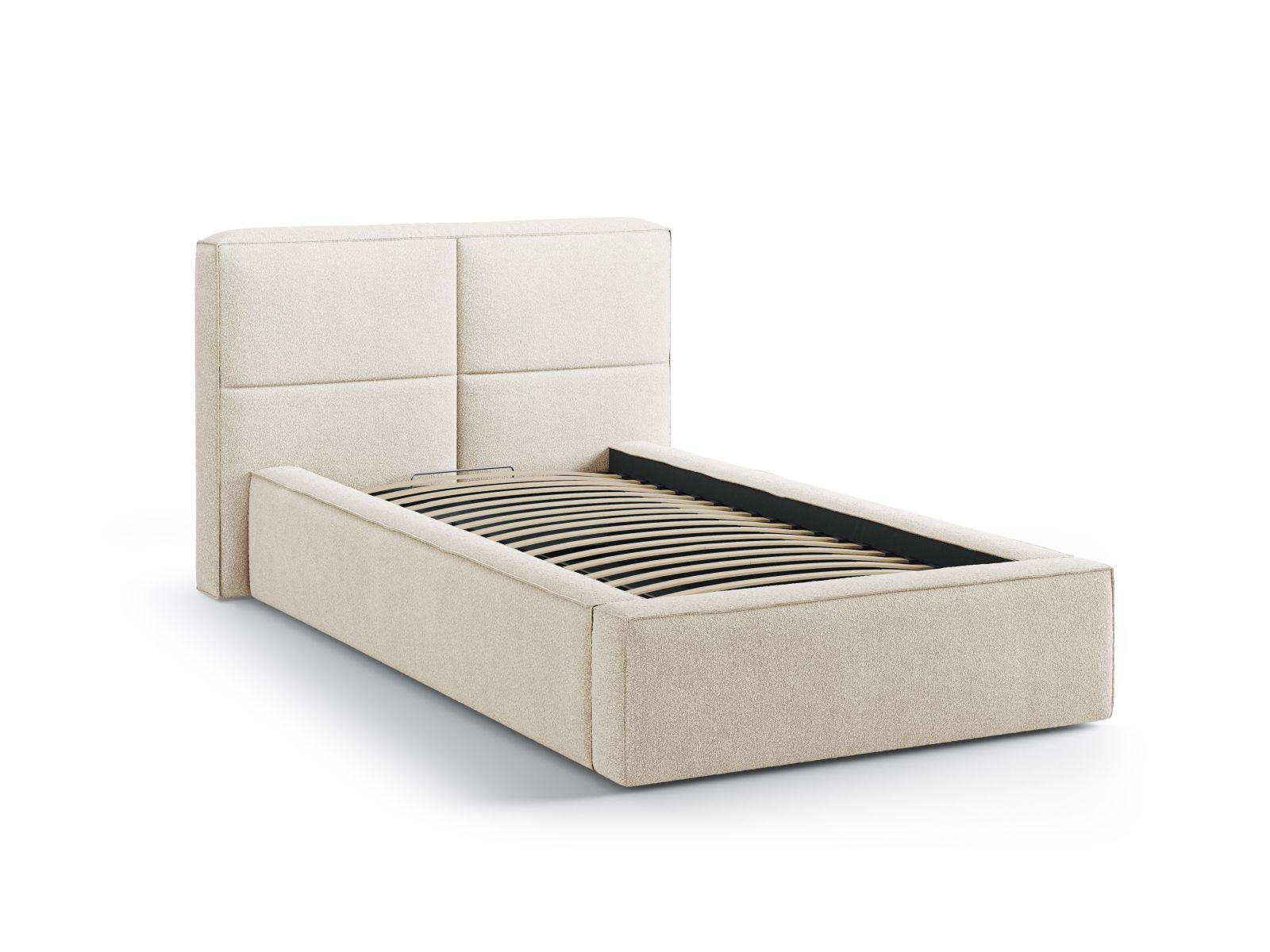 Storage Bed With Headboard, "Darren", 135x226x95