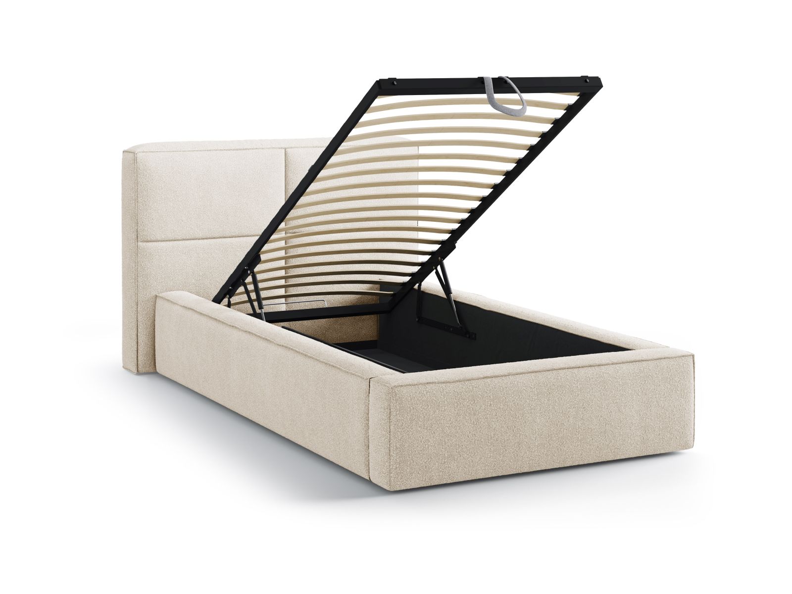 Storage Bed With Headboard, "Darren", 135x226x95