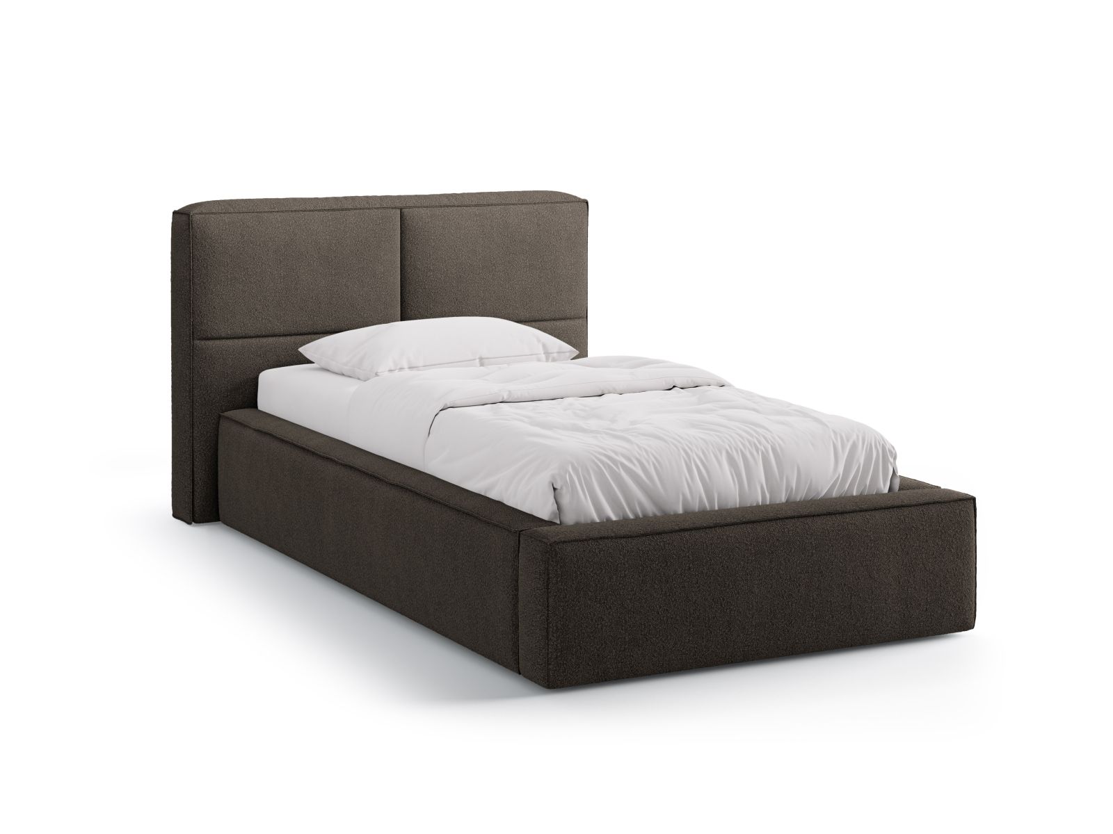 Storage Bed With Headboard, "Darren", 135x226x95