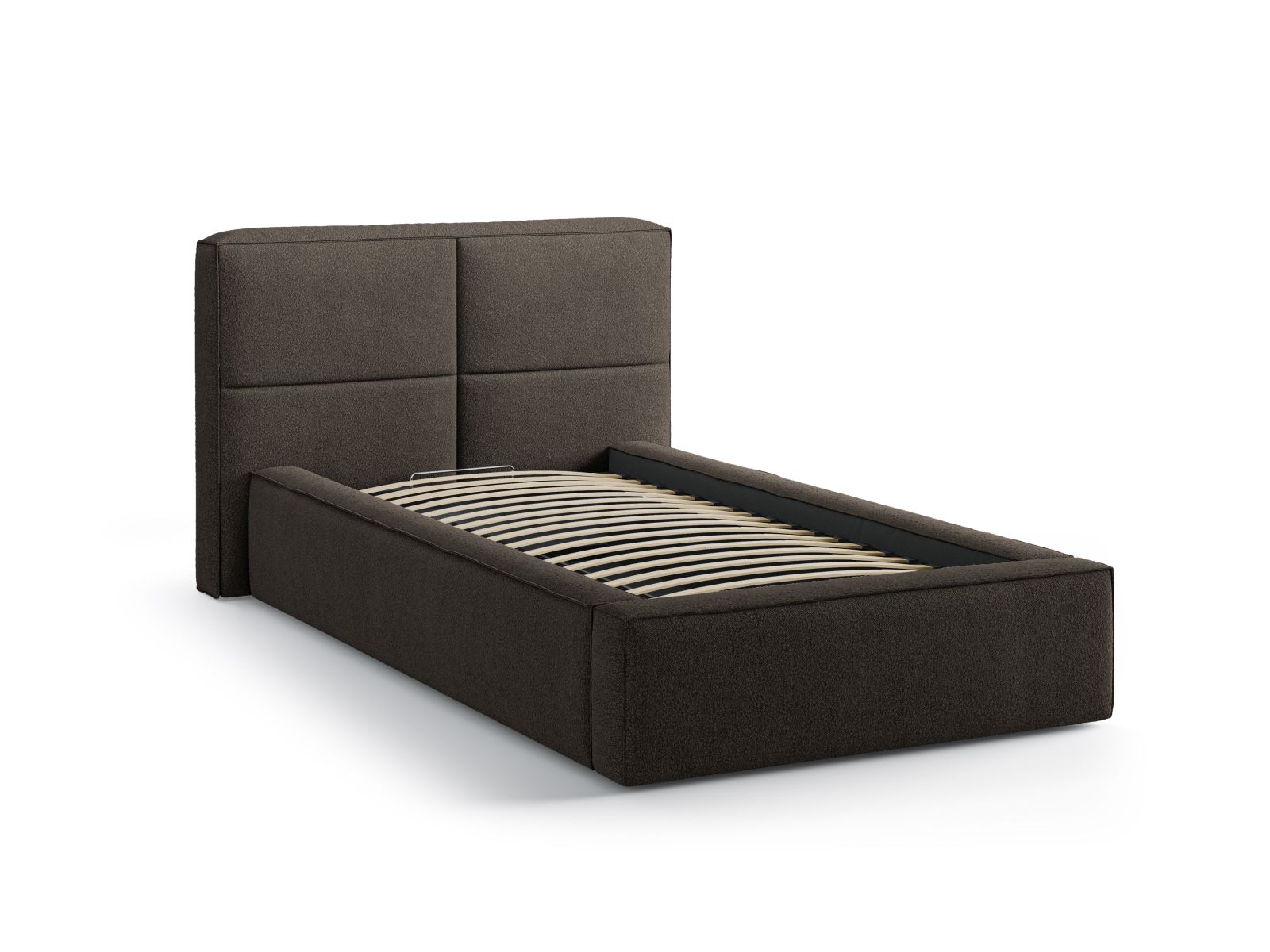 Storage Bed With Headboard, "Darren", 135x226x95