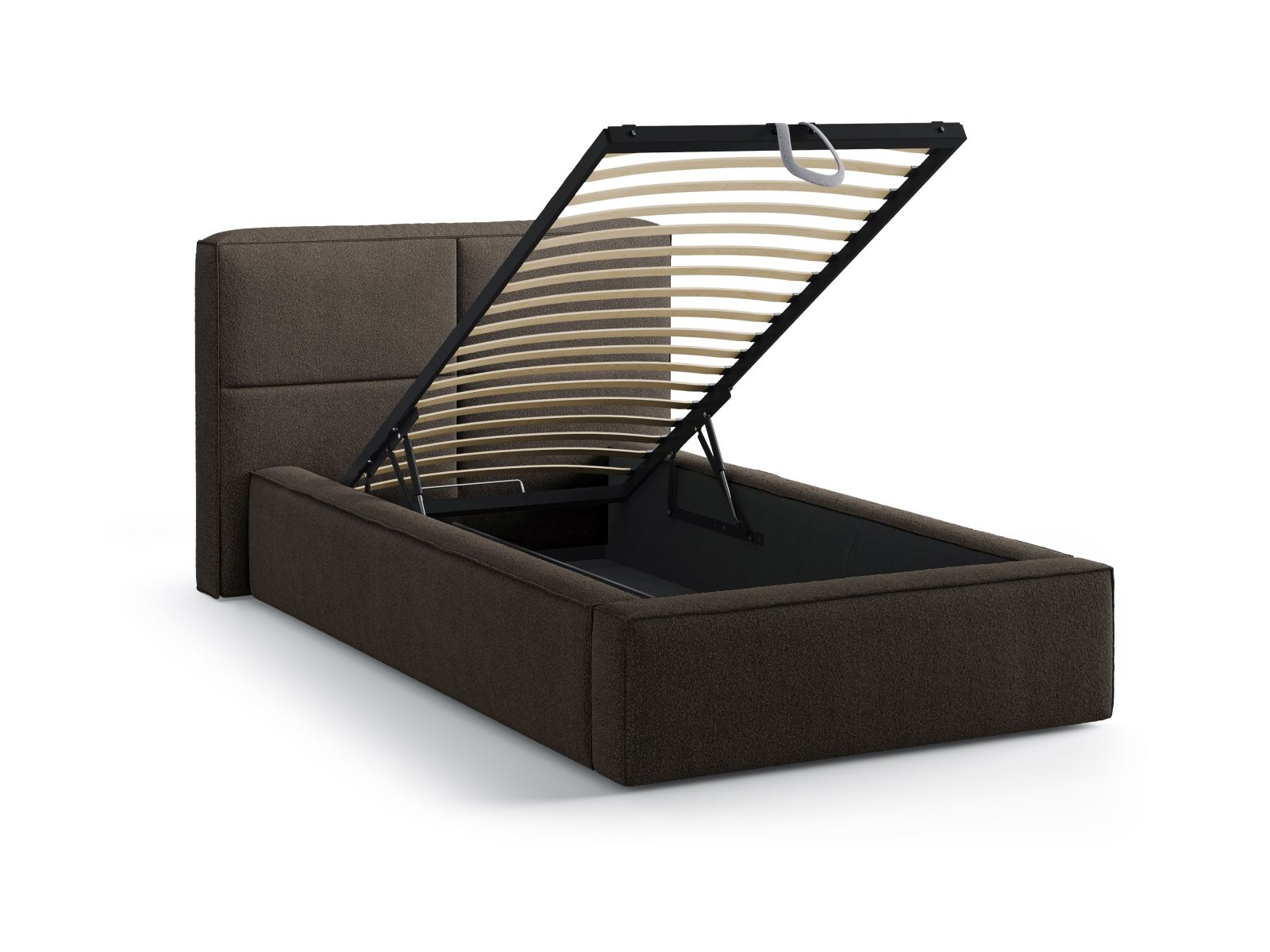 Storage Bed With Headboard, "Darren", 135x226x95
