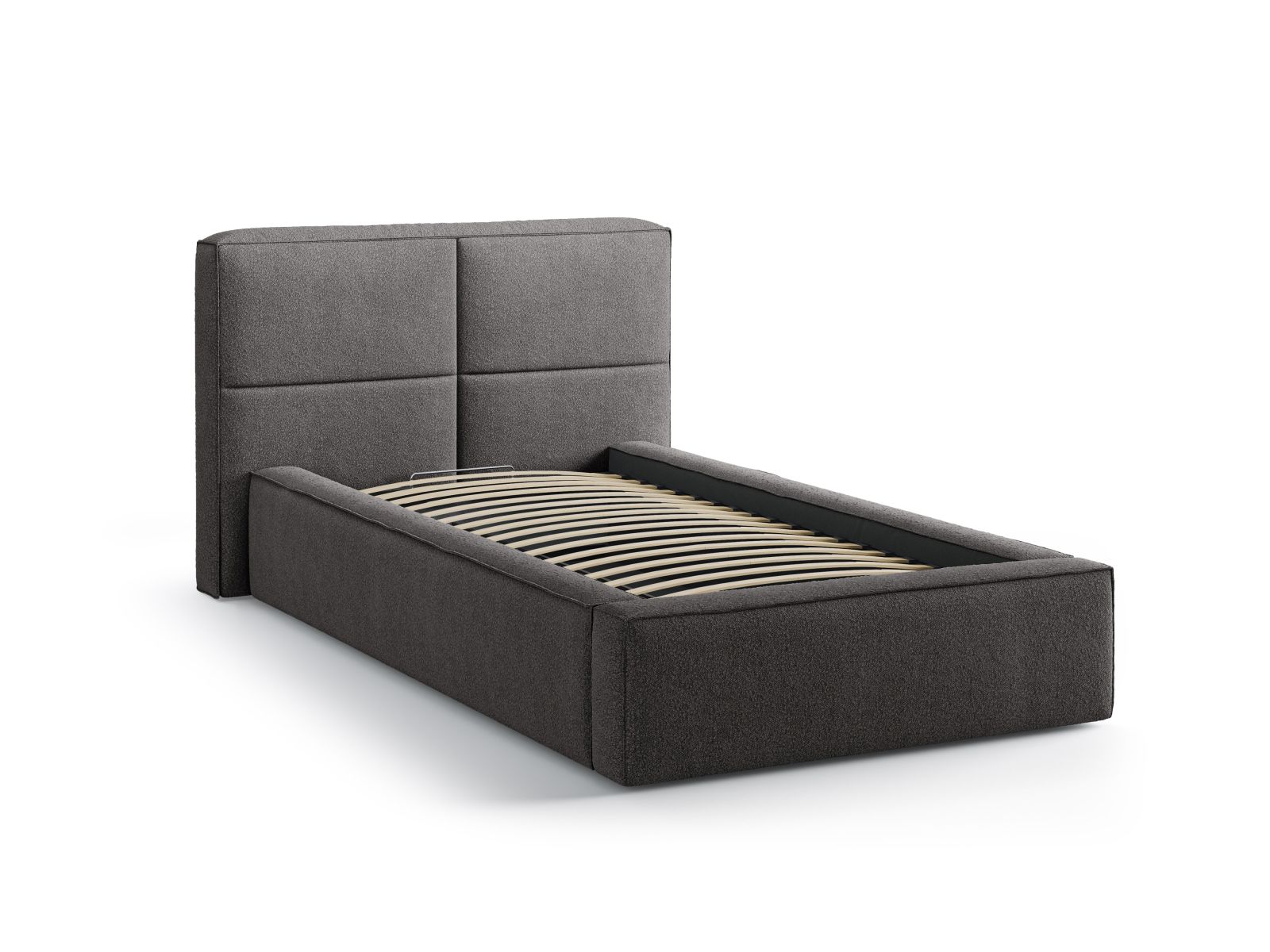 Storage Bed With Headboard, "Darren", 135x226x95