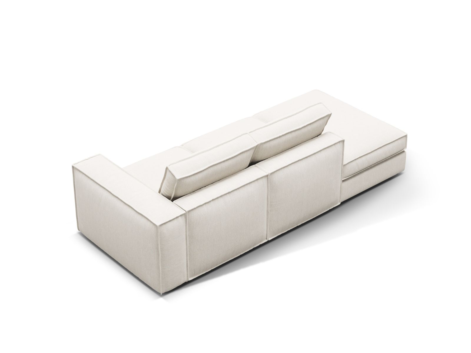 Modular Left Open Sofa, "Pola", 3 Seats, 259x103x88