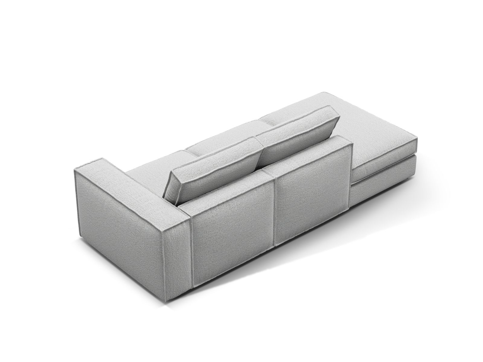 Modular Left Open Sofa, "Pola", 3 Seats, 259x103x88