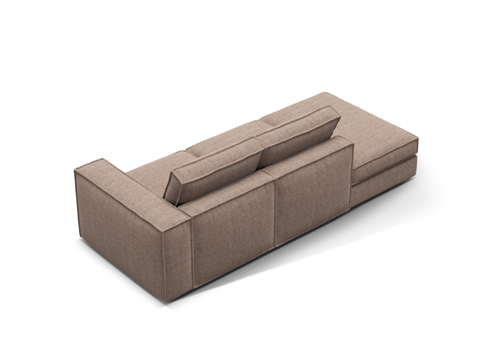 Modular Left Open Sofa, "Pola", 3 Seats, 259x103x88
