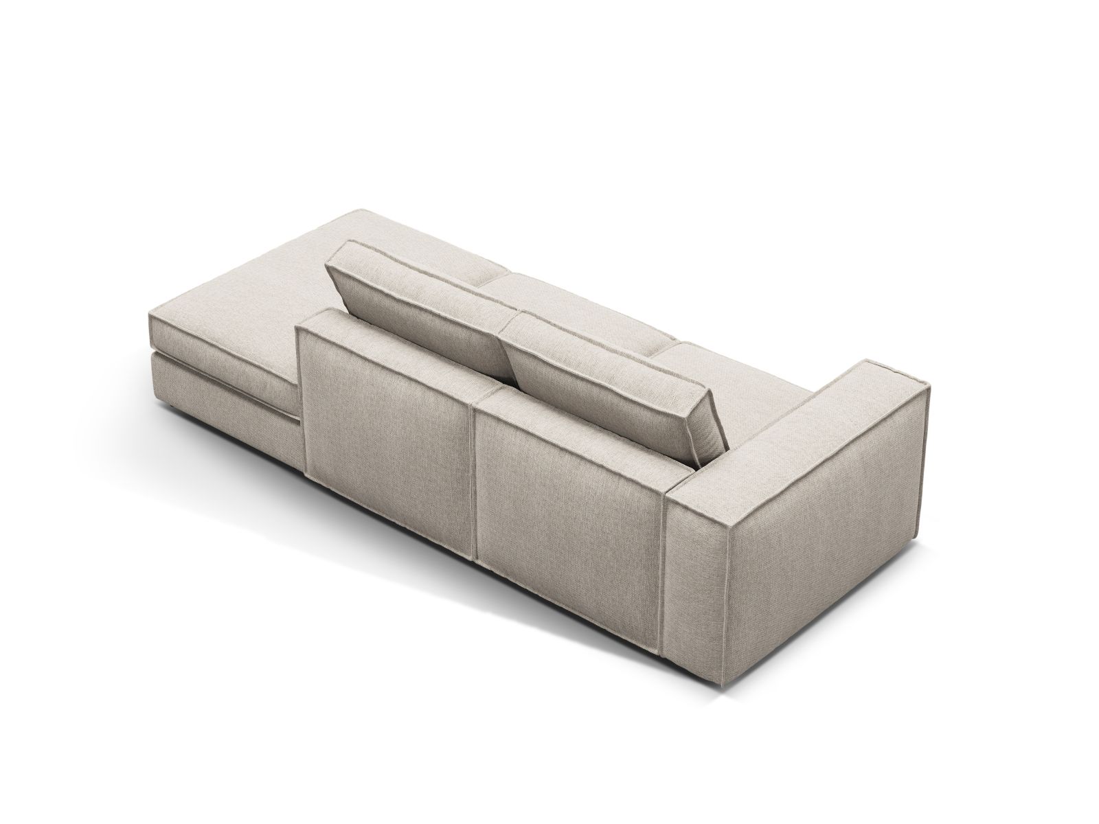 Modular Right Open Sofa, "Pola", 3 Seats, 259x103x88