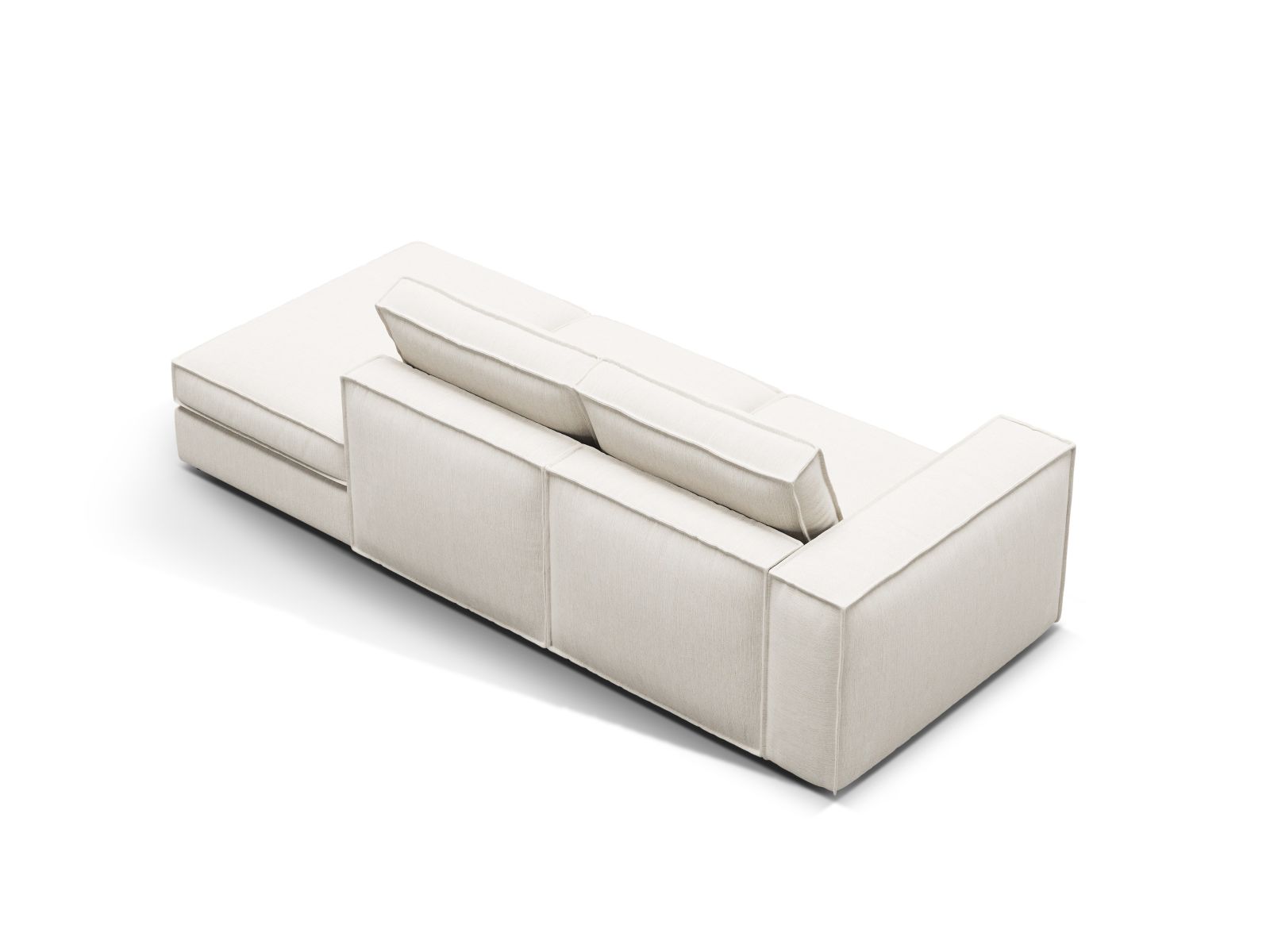 Modular Right Open Sofa, "Pola", 3 Seats, 259x103x88