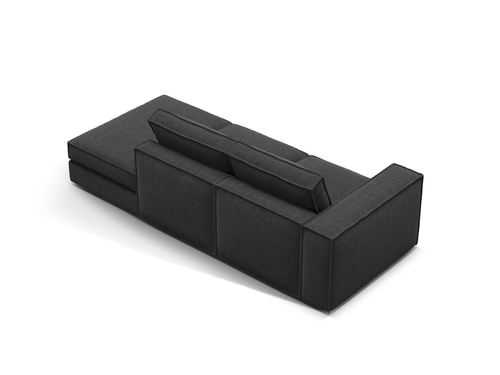 Modular Right Open Sofa, "Pola", 3 Seats, 259x103x88