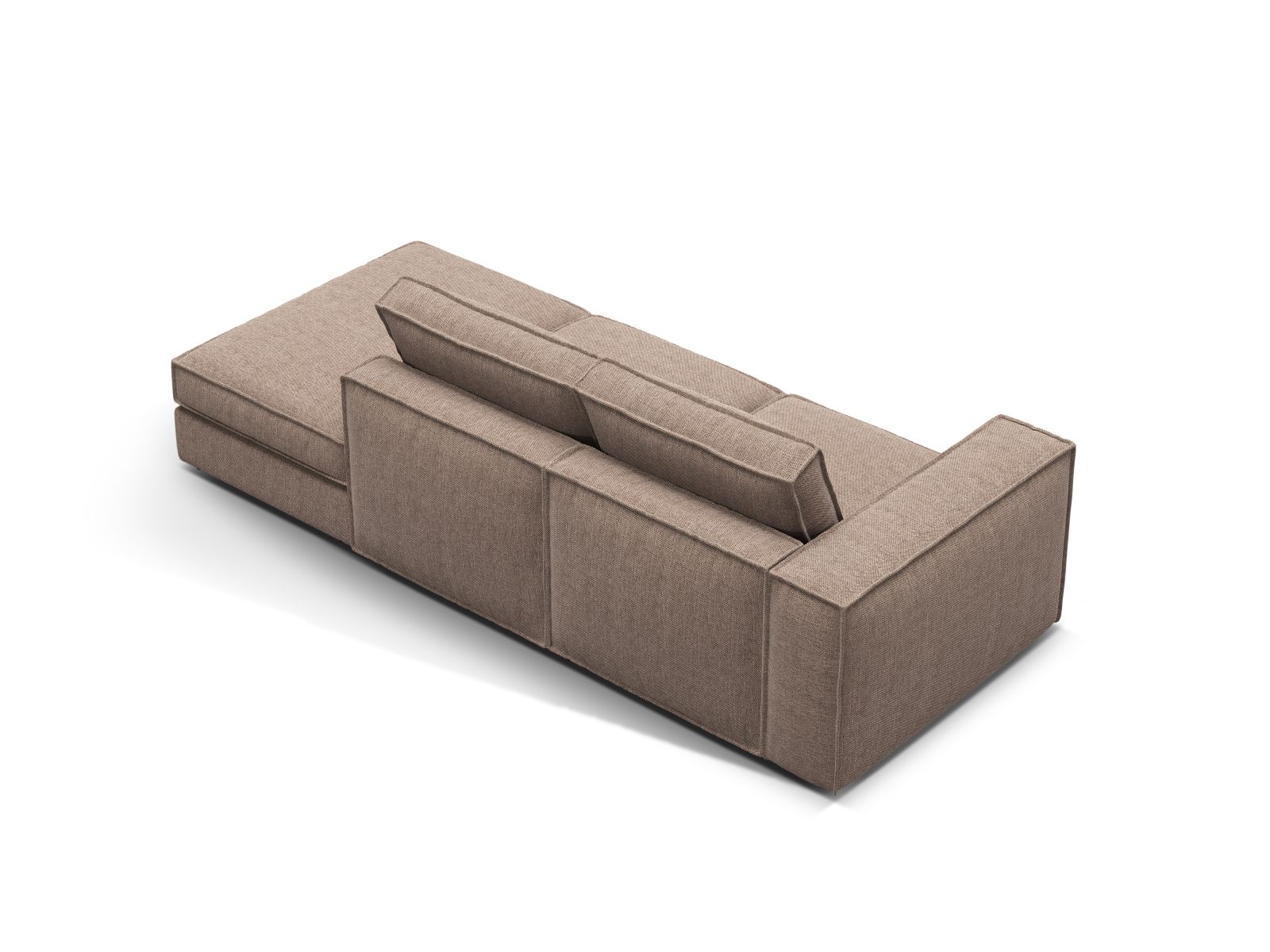 Modular Right Open Sofa, "Pola", 3 Seats, 259x103x88