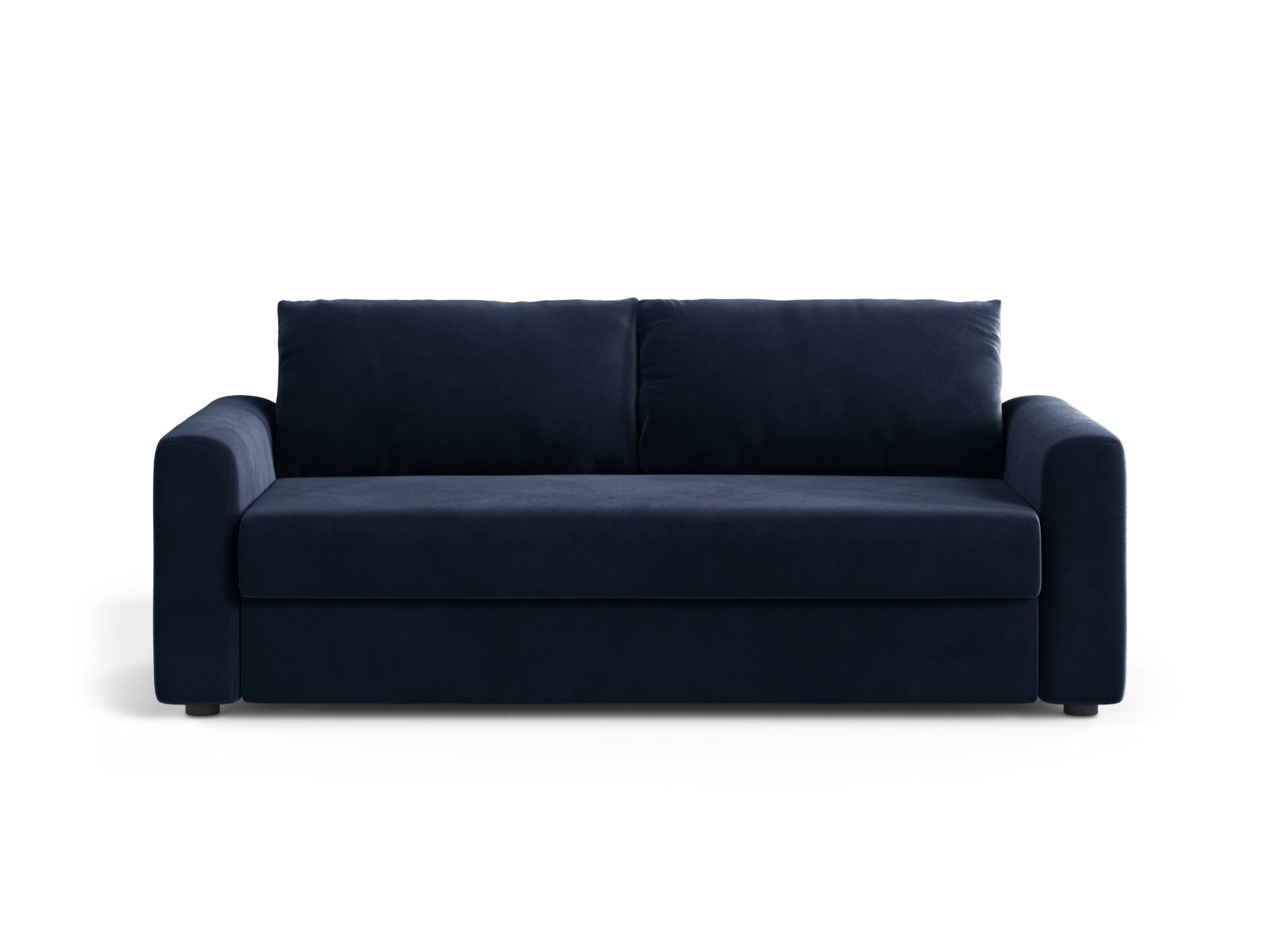 Velvet Sofa With Bed Function, "David", 3 Seats, 194x97x90