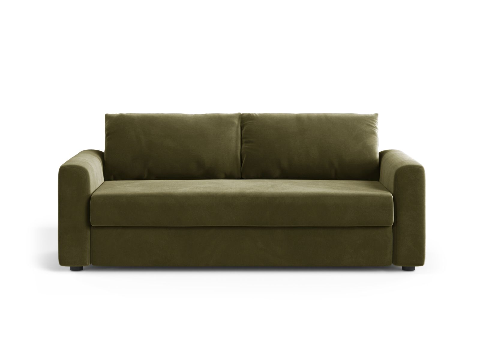 Velvet Sofa With Bed Function, "David", 3 Seats, 194x97x90