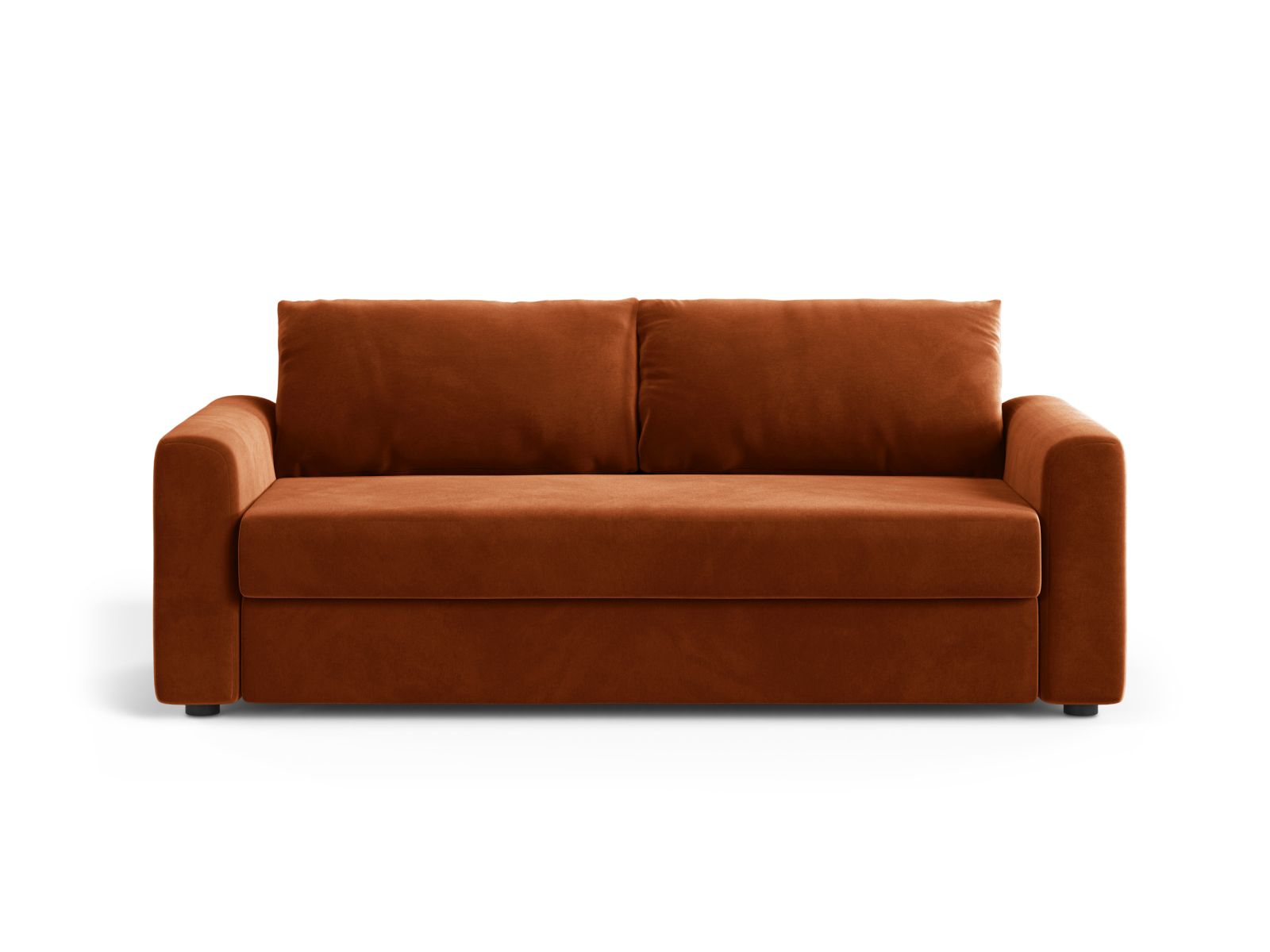 Velvet Sofa With Bed Function, "David", 3 Seats, 194x97x90
