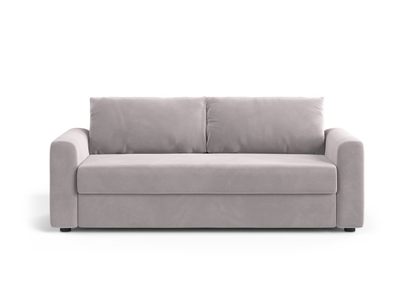 Velvet Sofa With Bed Function, "David", 3 Seats, 194x97x90