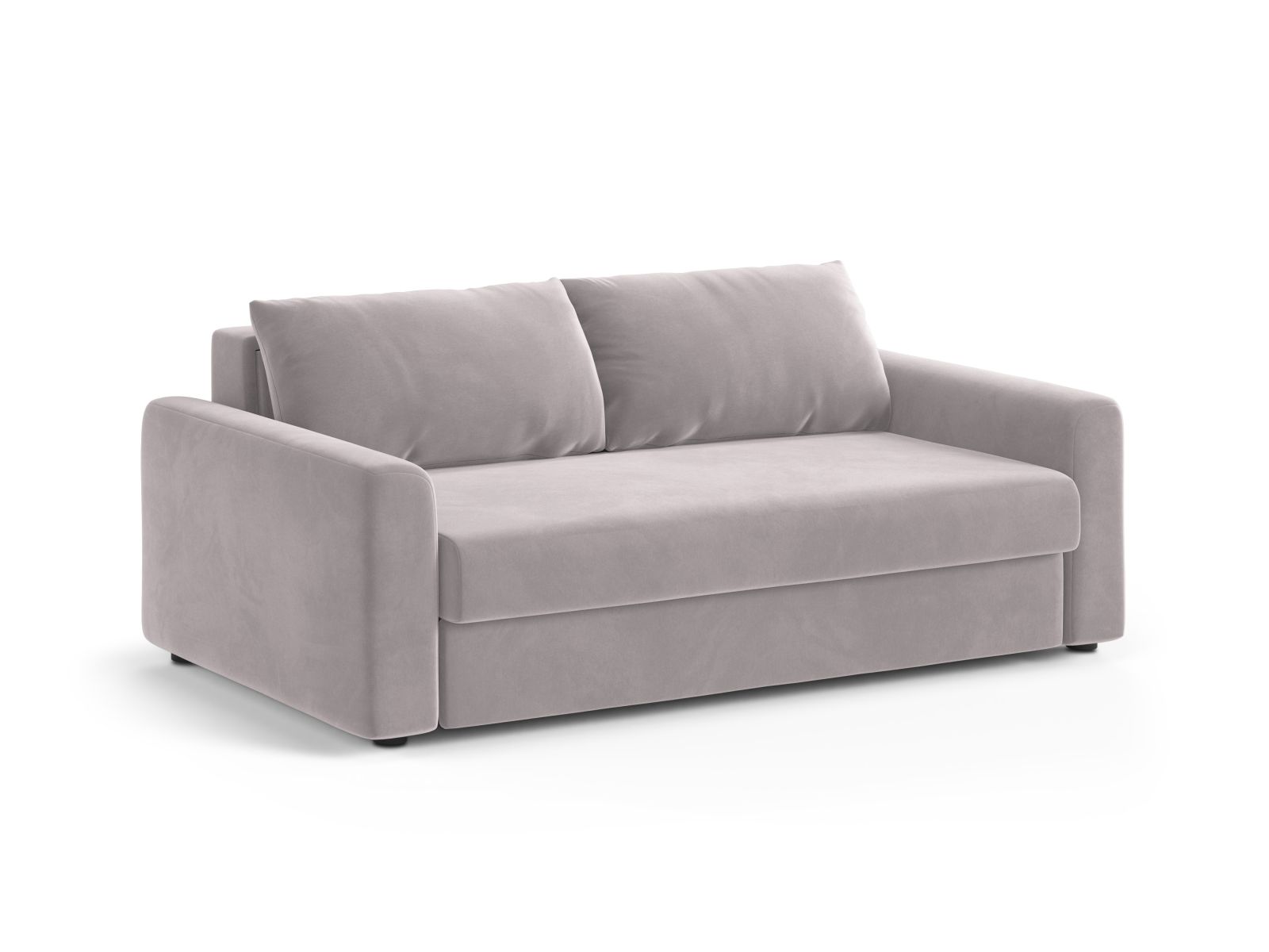 Velvet Sofa With Bed Function, "David", 3 Seats, 194x97x90
