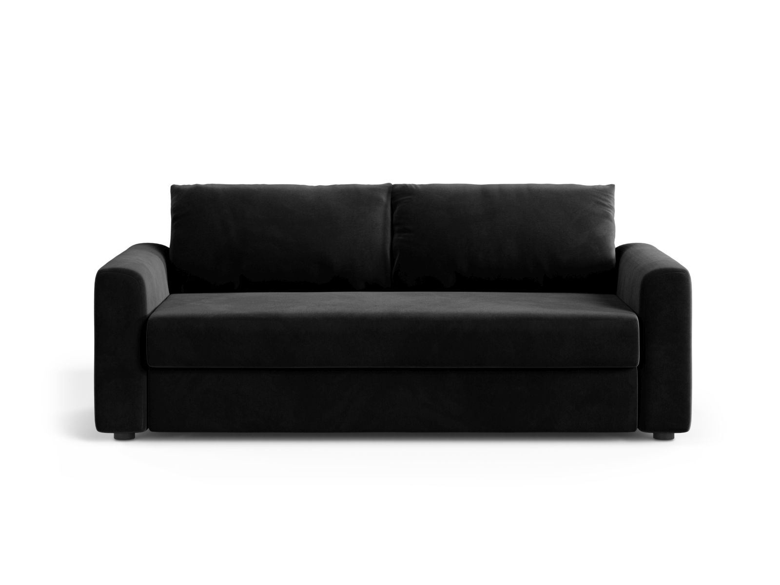 Velvet Sofa With Bed Function, "David", 3 Seats, 194x97x90
