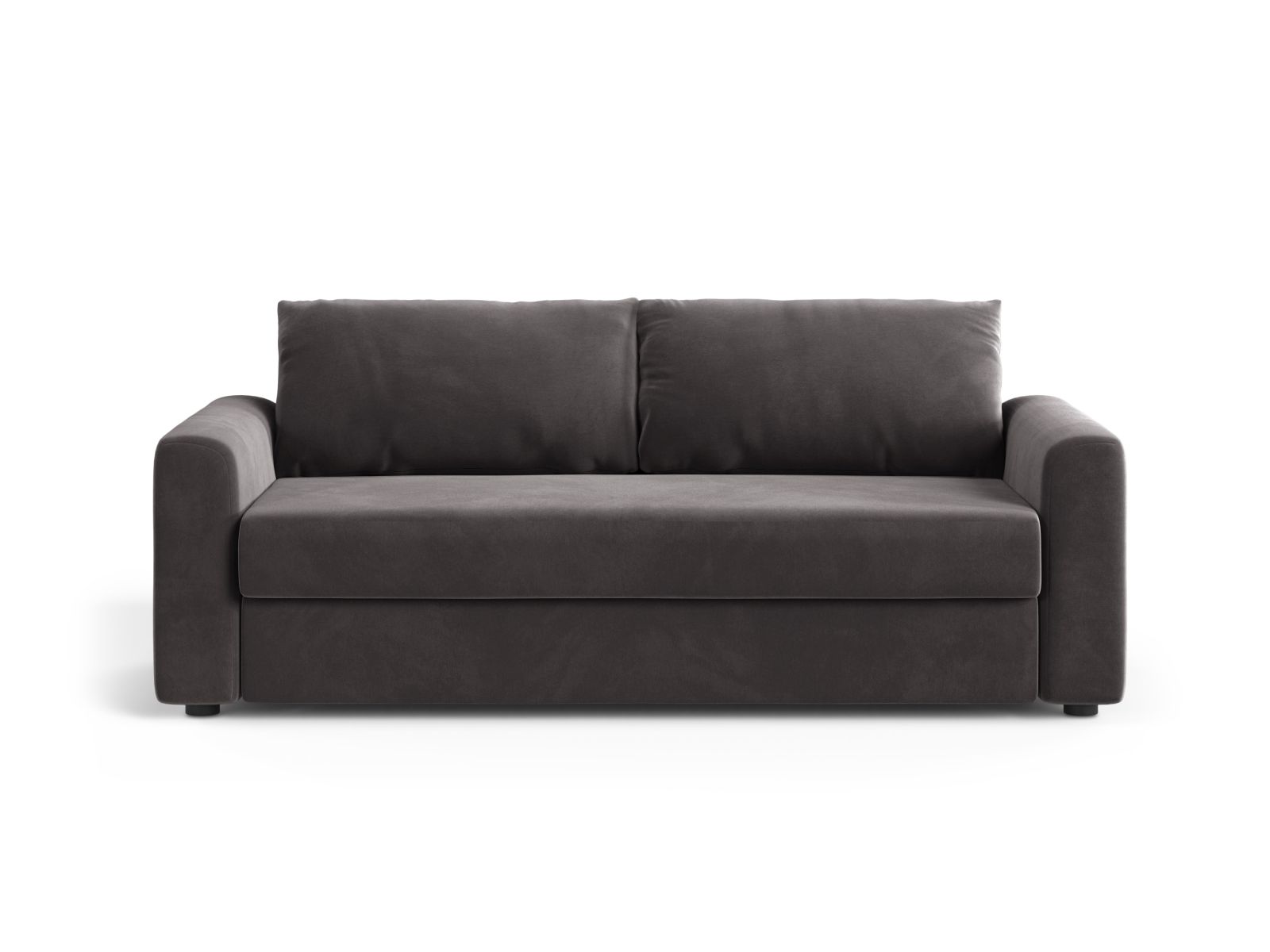 Velvet Sofa With Bed Function, "David", 3 Seats, 194x97x90