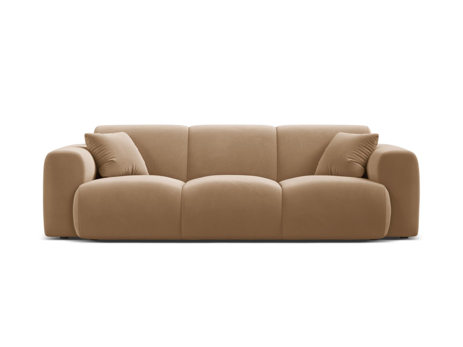 Velvet Sofa, "Molino", 3 Seats, 235x100x72