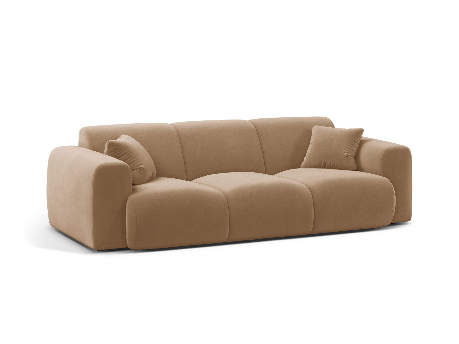 Velvet Sofa, "Molino", 3 Seats, 235x100x72