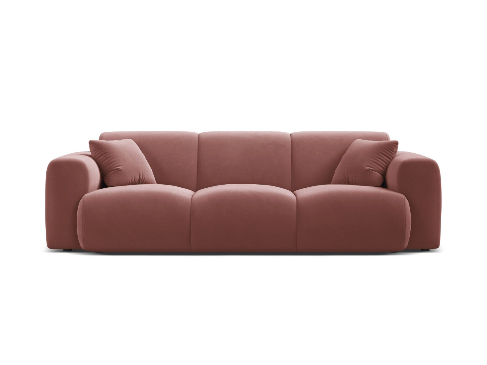 Velvet Sofa, "Molino", 3 Seats, 235x100x72