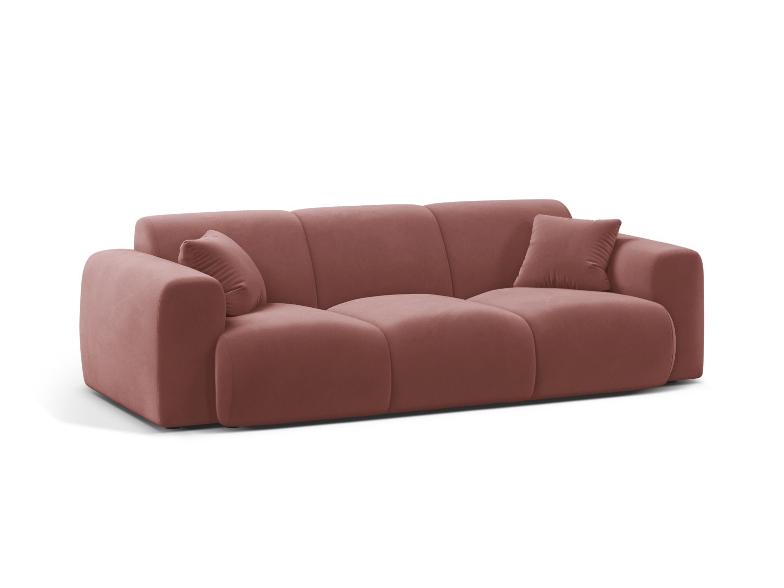 Velvet Sofa, "Molino", 3 Seats, 235x100x72
