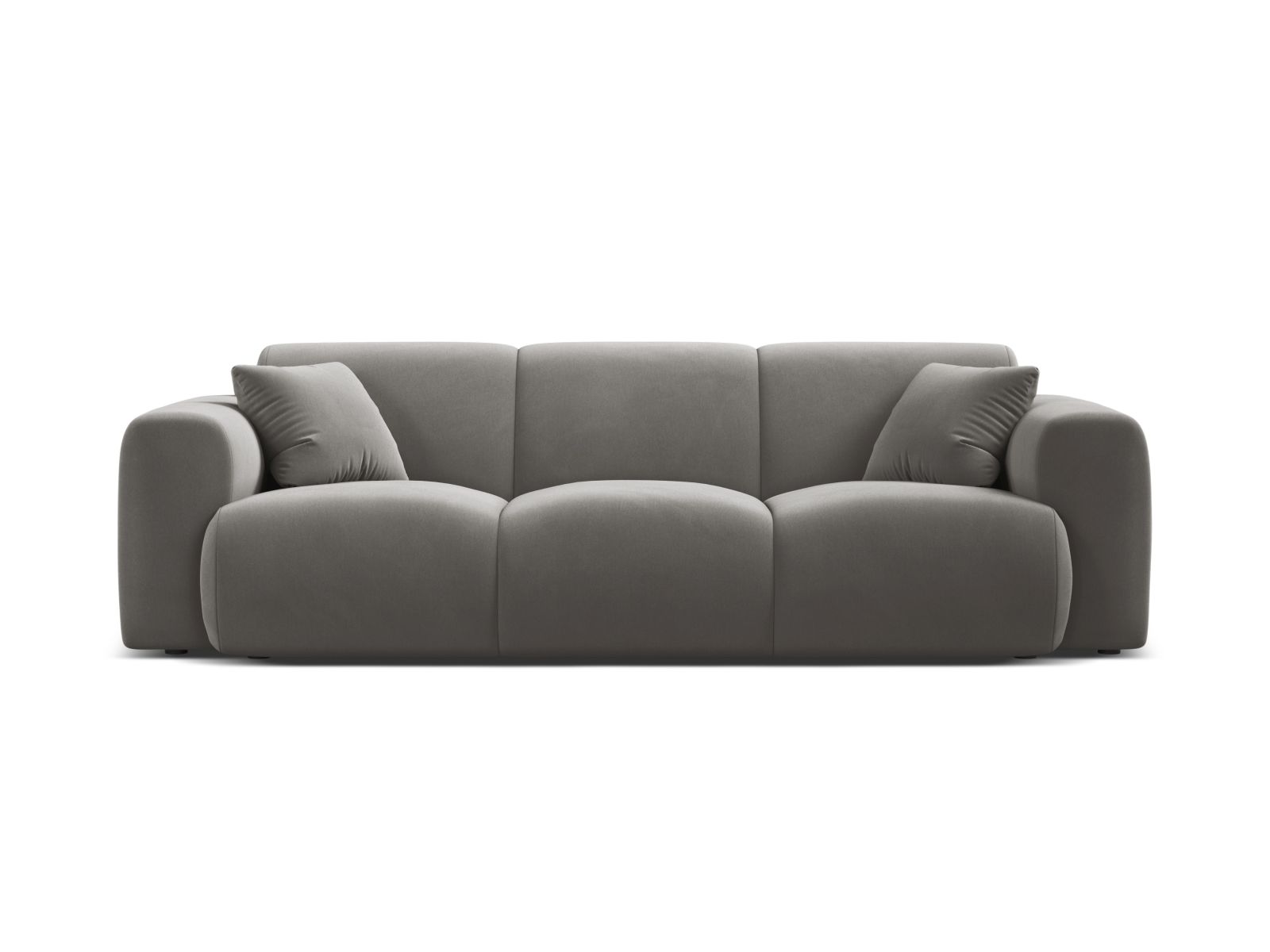 Velvet Sofa, "Molino", 3 Seats, 235x100x72