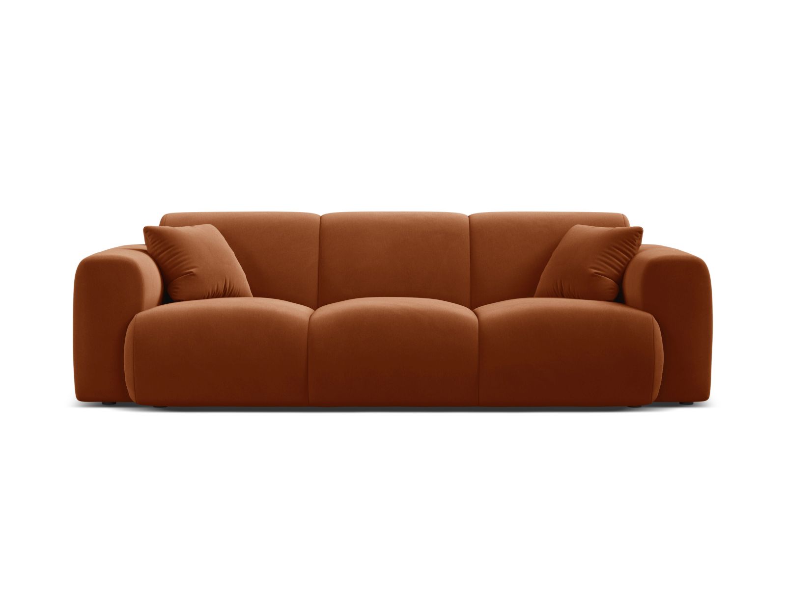 Velvet Sofa, "Molino", 3 Seats, 235x100x72