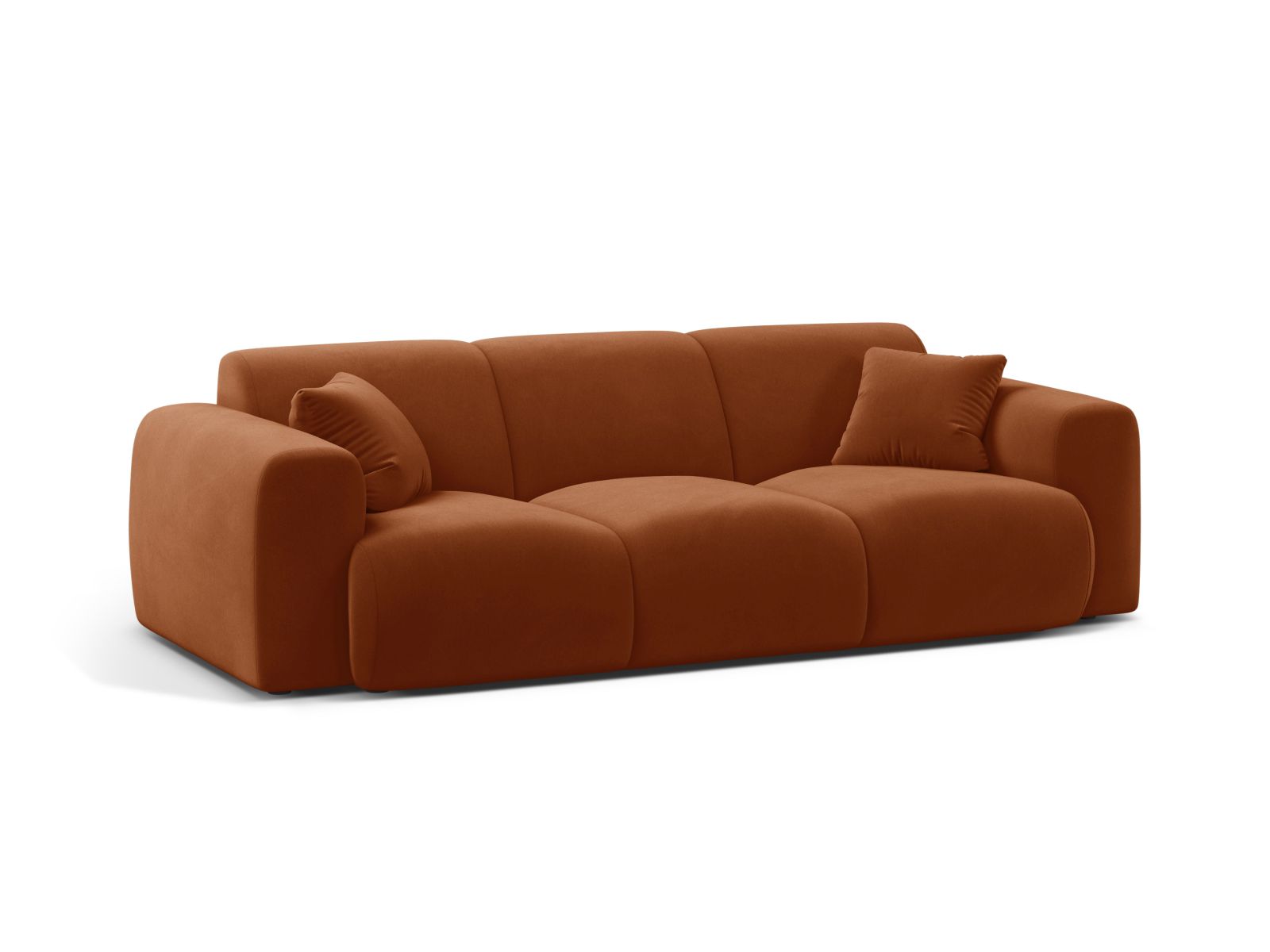 Velvet Sofa, "Molino", 3 Seats, 235x100x72