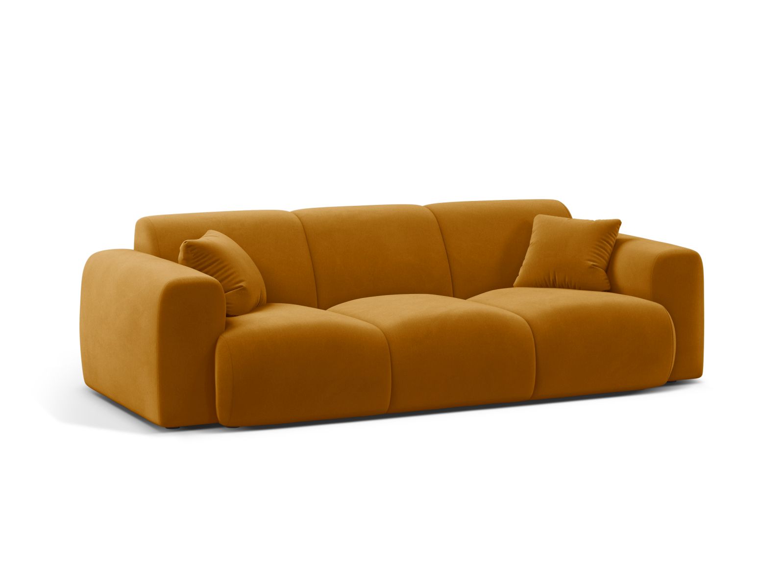 Velvet Sofa, "Molino", 3 Seats, 235x100x72